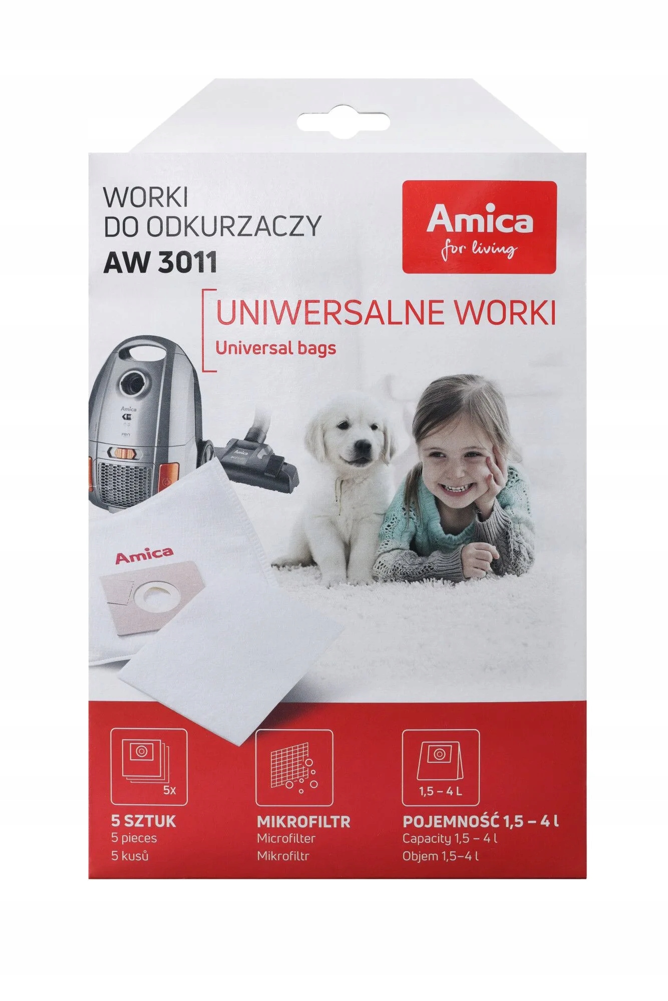 Sáčky do vysavače Safbag AW 3011 včetně náhradního filtru
