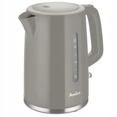 Rychlovarná konvice Amica KF1013 šedá 1,7 l v celkovém pohledu