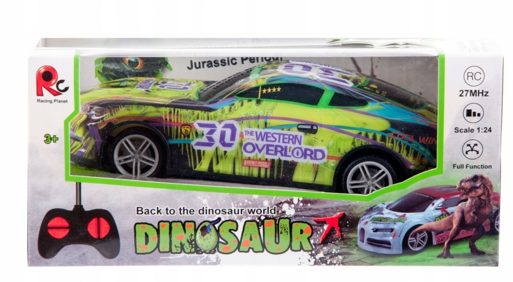 Závodní auto na dálkové ovládání Mega Creative v červeno-bílém provedení