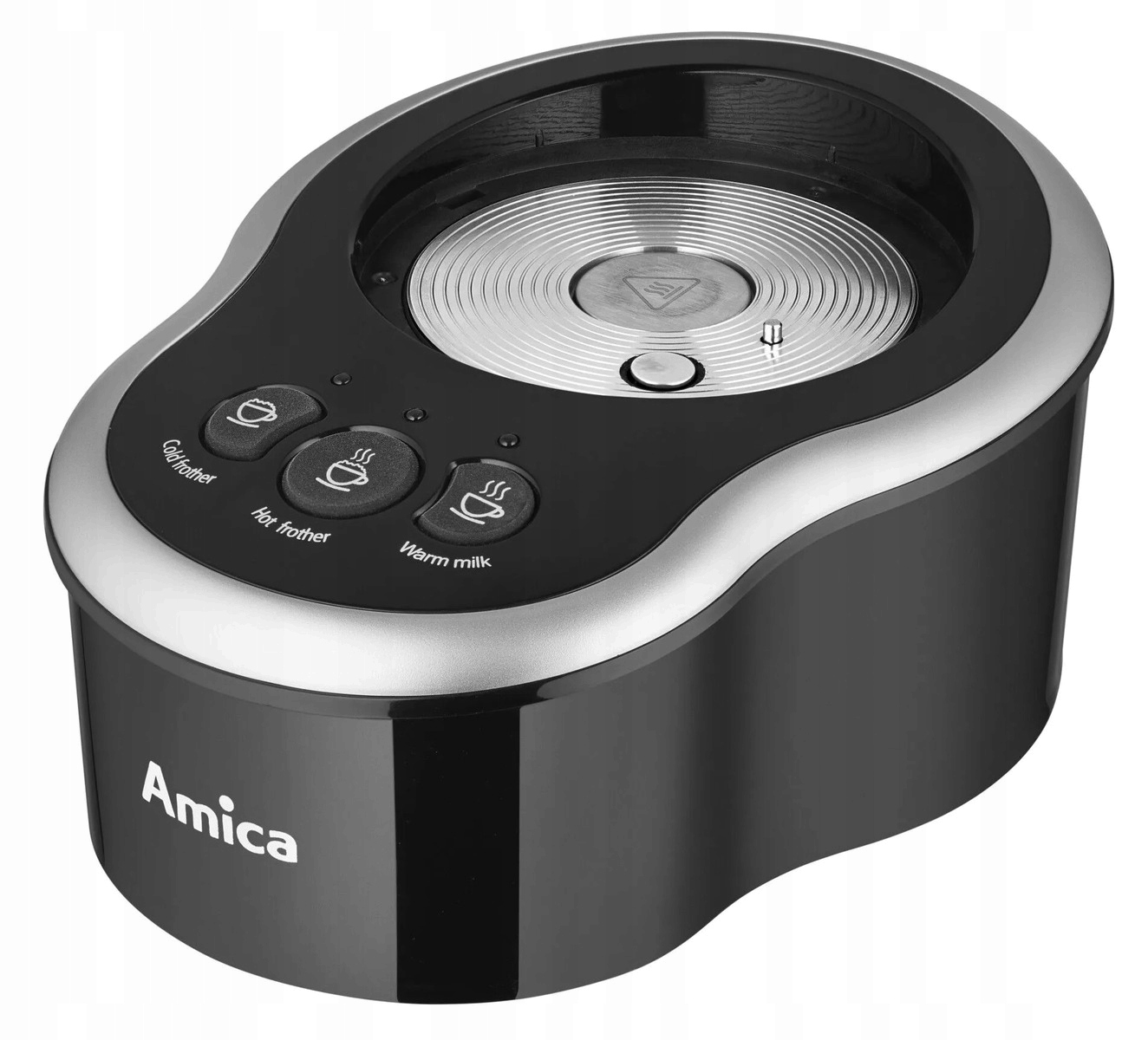 Napěňovač mléka Amica FD 4011 – detailní pohled na moderní zpracování značky Amica