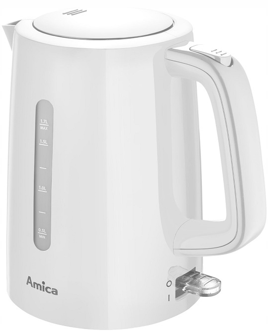 Syntetické provedení materiálu konvice Amica KF 1011