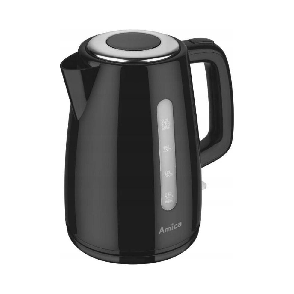 Elektrická rychlovarná konvice Amica KF 1022 v elegantním černém provedení