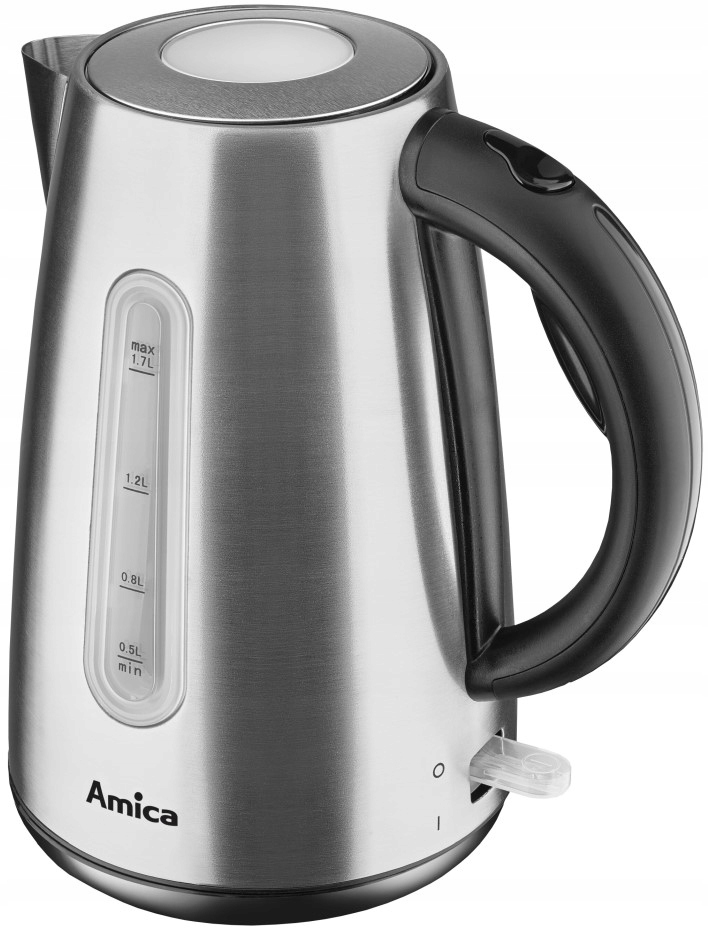 Elektrická varná konvice Amica KF 4033 2200 W 1,7 l stříbrná/šedá