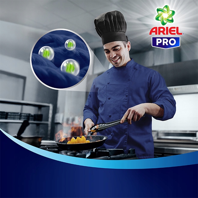 Znak profesionální řady chemie Ariel Professional