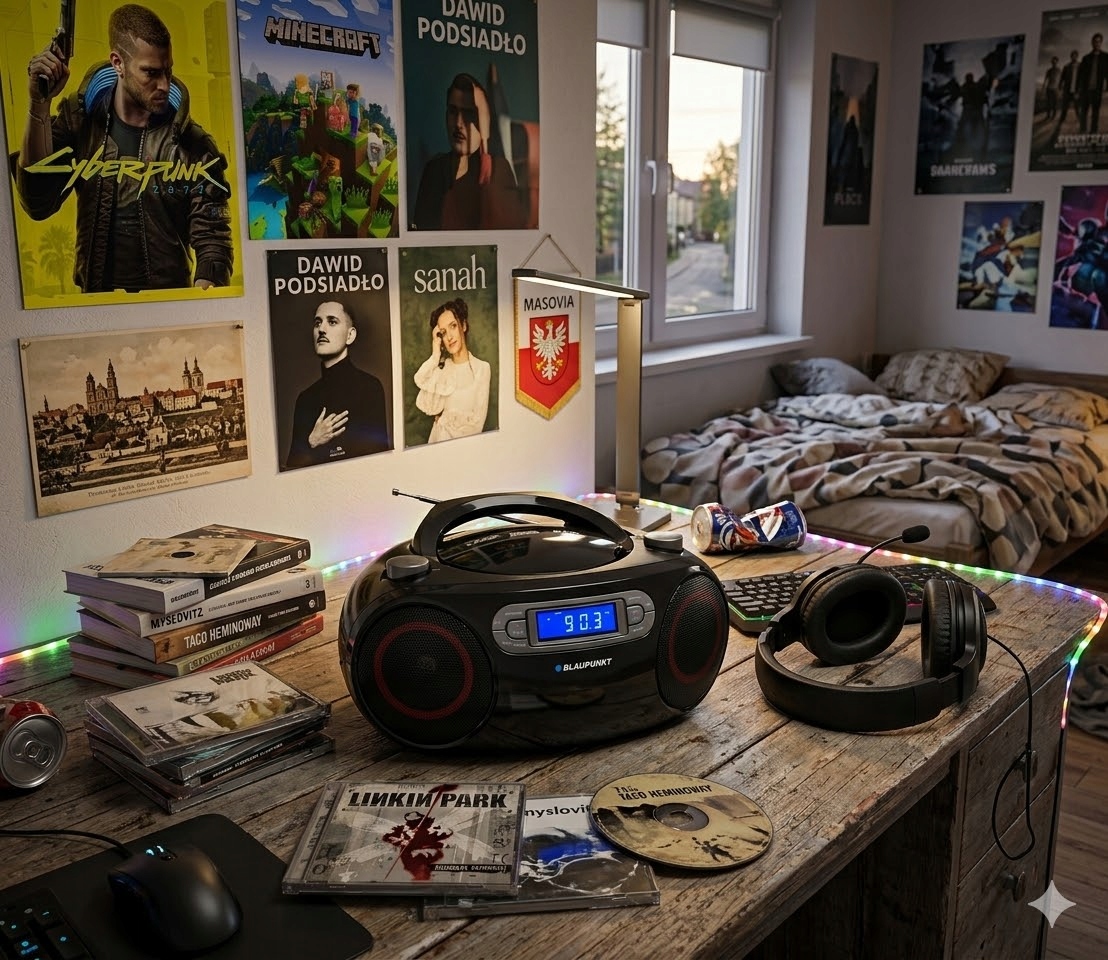 Ovládací prvky a mechanika CD - Blaupunkt BB18BK