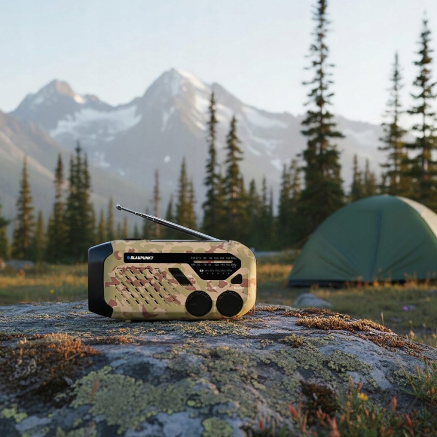 Alarmové rádio BLAUPUNKT ER10DC Survival - celkový pohled