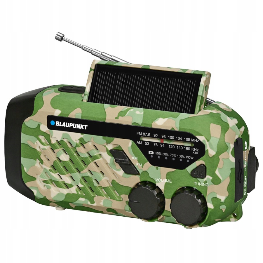 Barevný profil a ovládání survival rádia BLAUPUNKT ER10GC