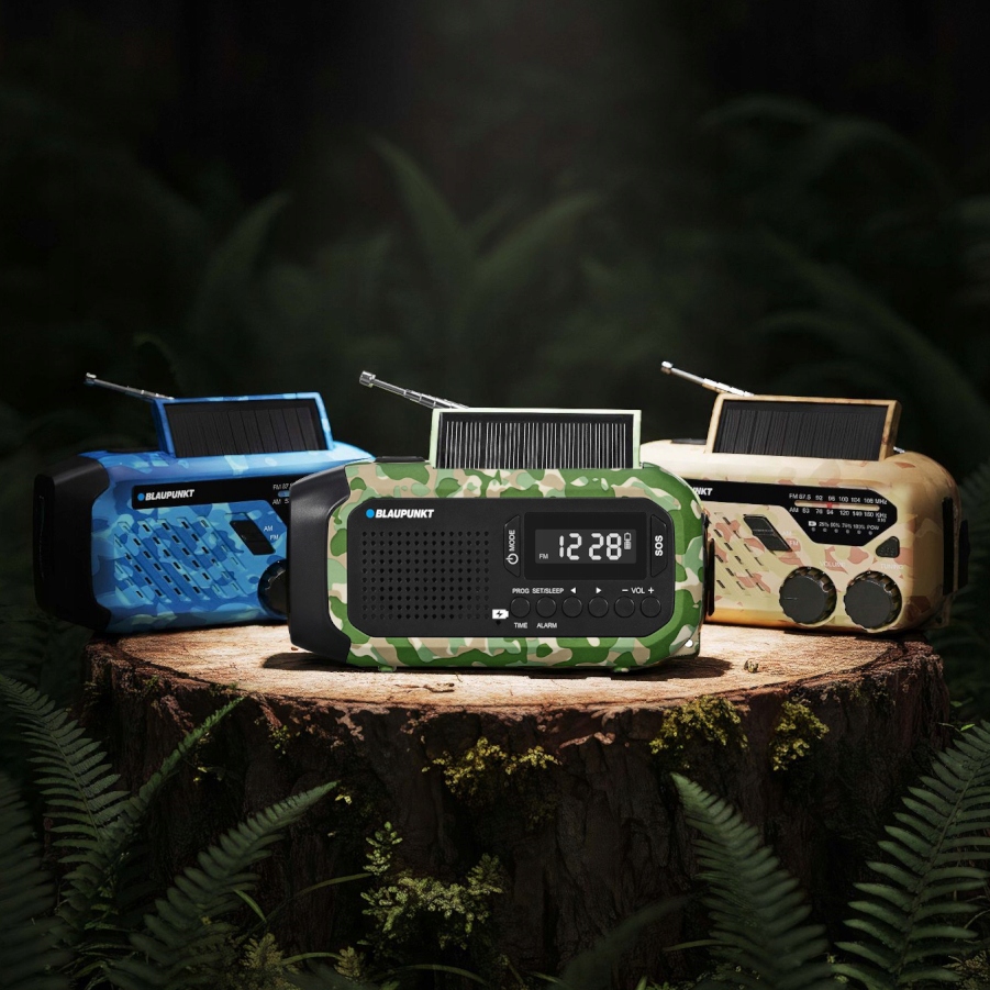 Přenosné survival rádio BLAUPUNKT ER10GC v balení