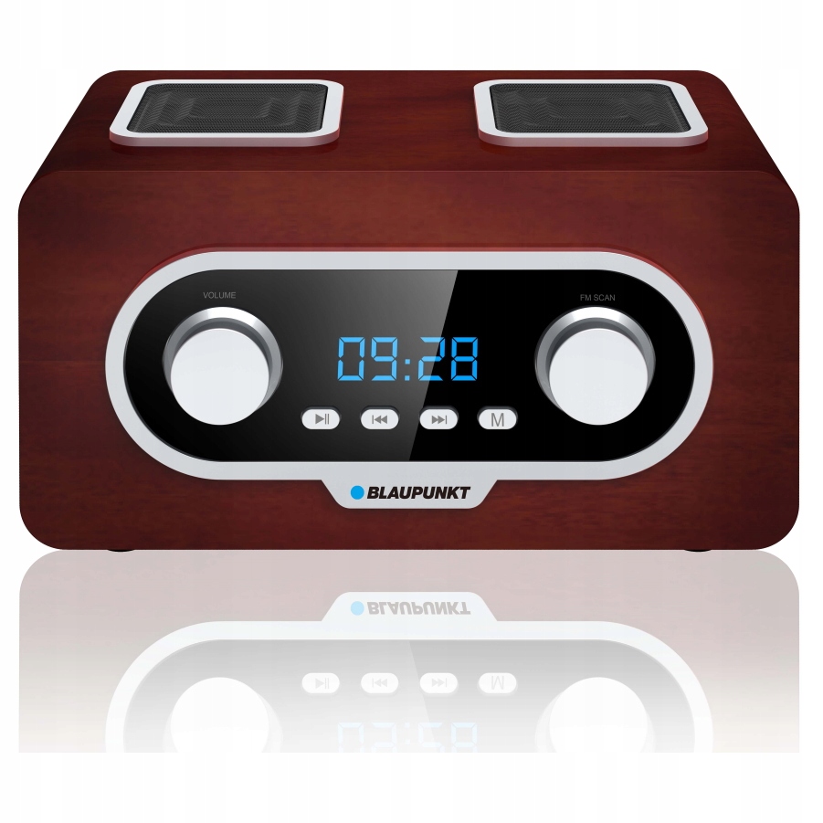 Přenosný retro rádiopřijímač BLAUPUNKT PP5.2BR v balení