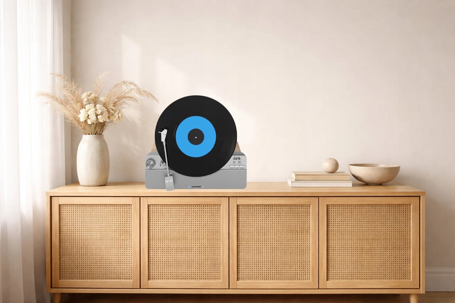 Rychlosti otáčení desek 33 1/3 a 45 ot./min - Vertikální gramofon Blaupunkt VT100SL