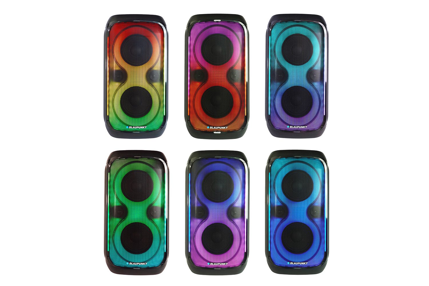 Party box reproduktor Blaupunkt PB60X – RGB Disco LED světelné efekty