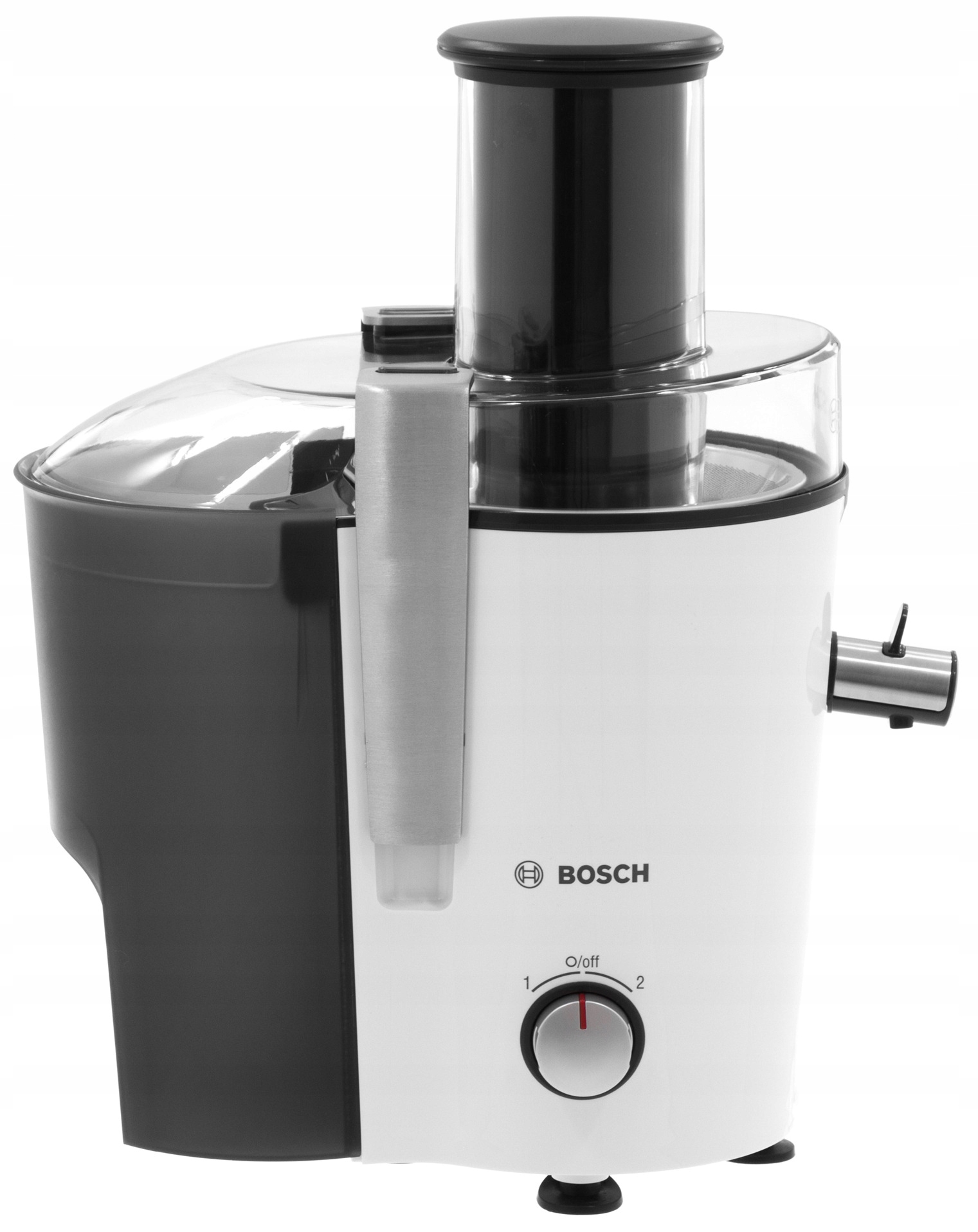 Odstředivý odšťavňovač BOSCH MES 25A0 v celkovém pohledu