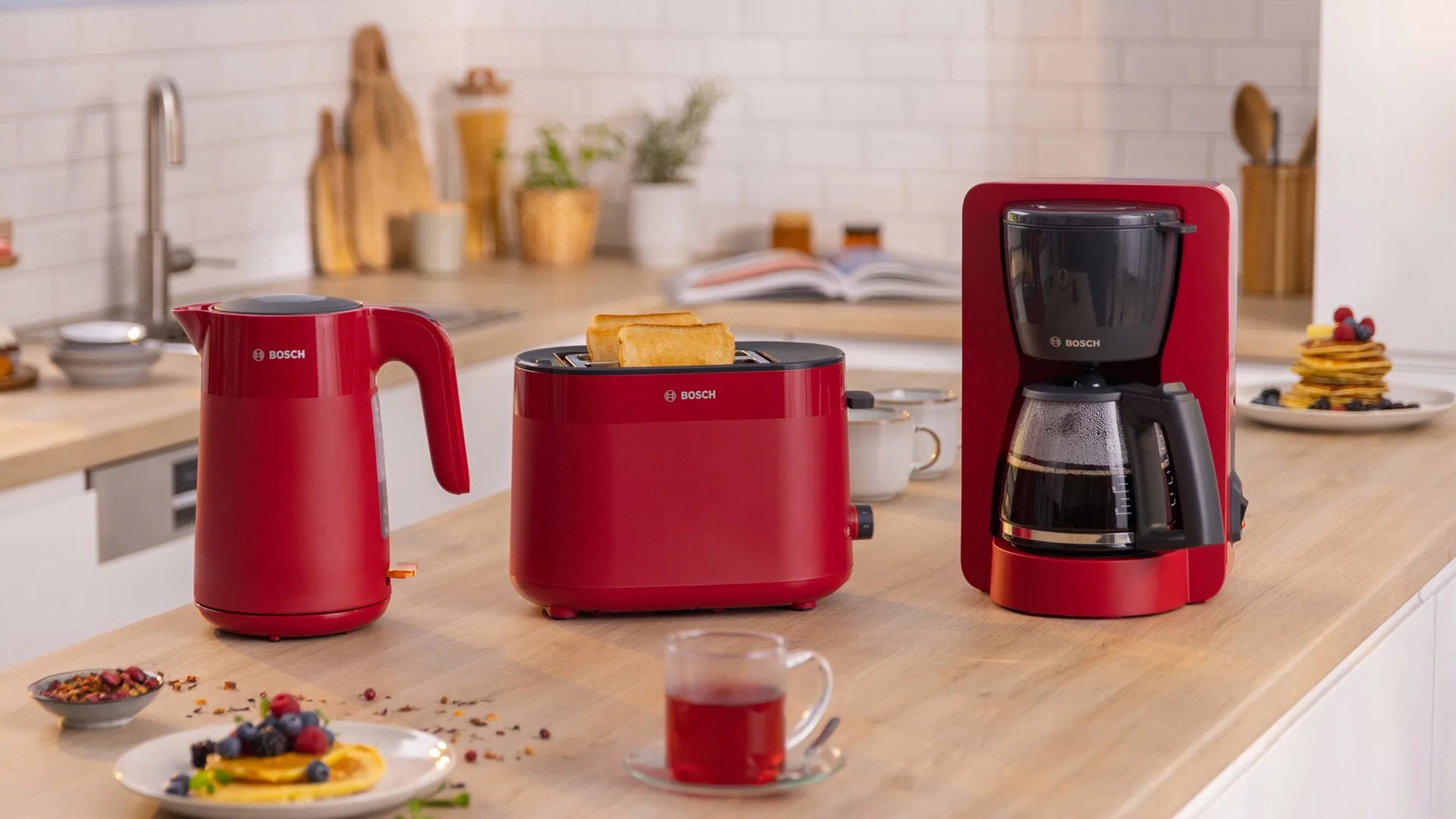 Kompletní pohled na designový toustovač Bosch MyMoment