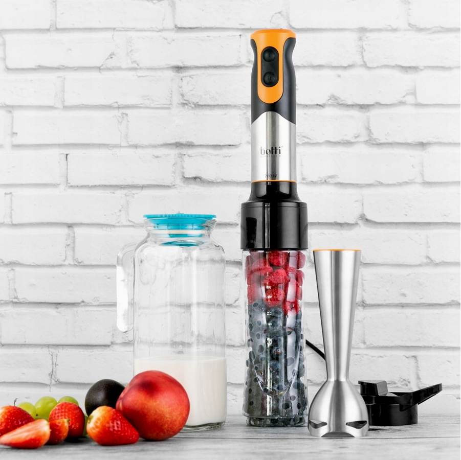 Sada pro přípravu smoothie Botti Electronic Elmas - černé barevné provedení