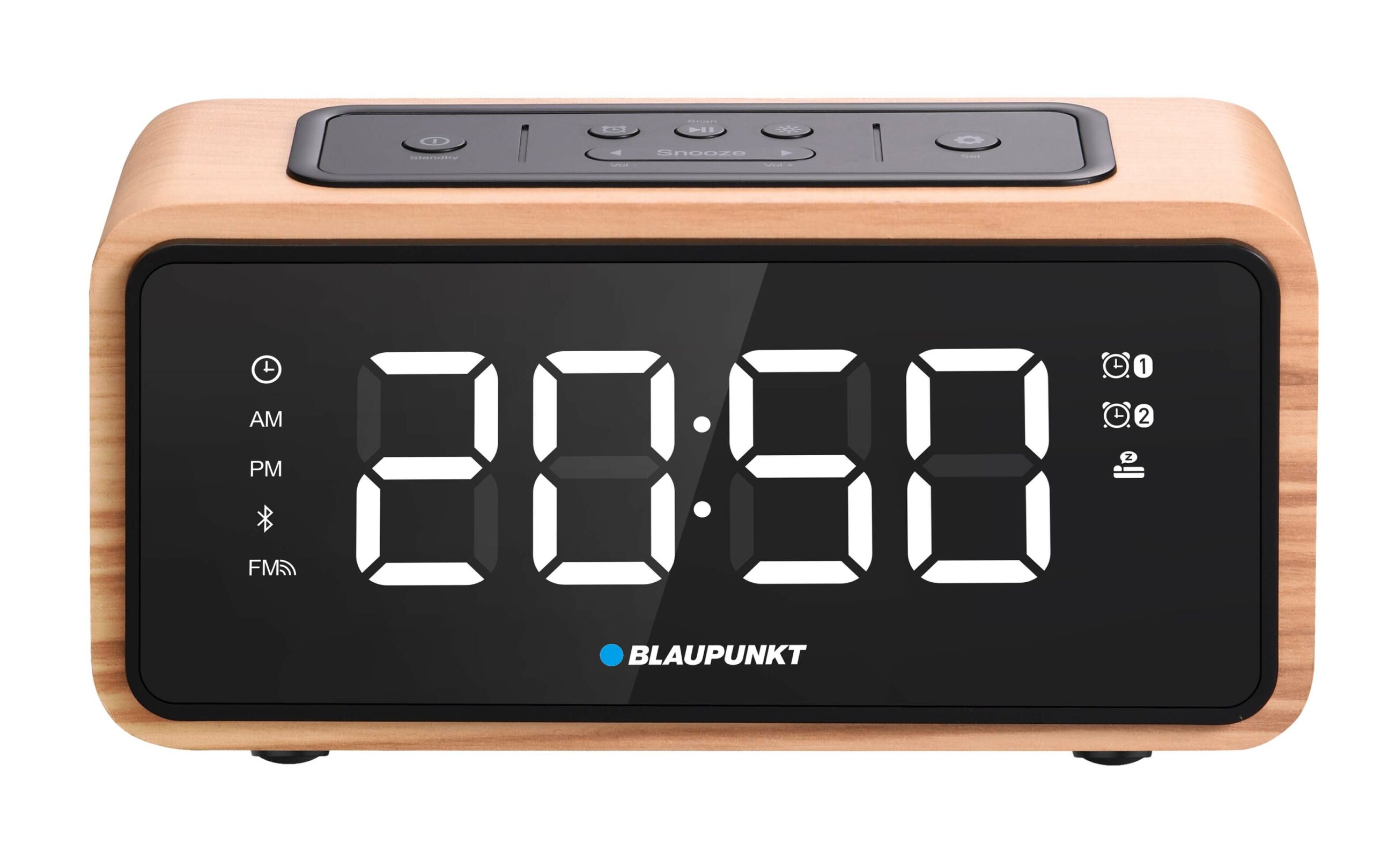 Retro radiobudík Blaupunkt CR65BT s dřevěným pouzdrem a Bluetooth