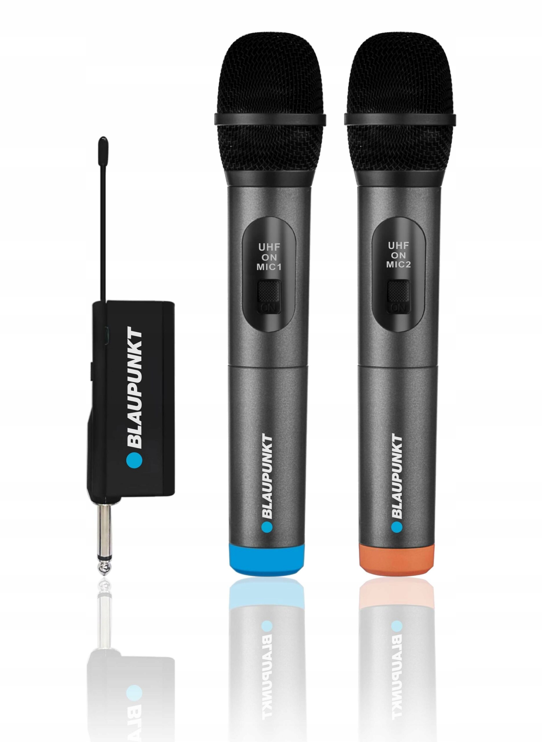 2 x bezdrátový mikrofon s vysílačem UHF Blaupunkt WM60UDB