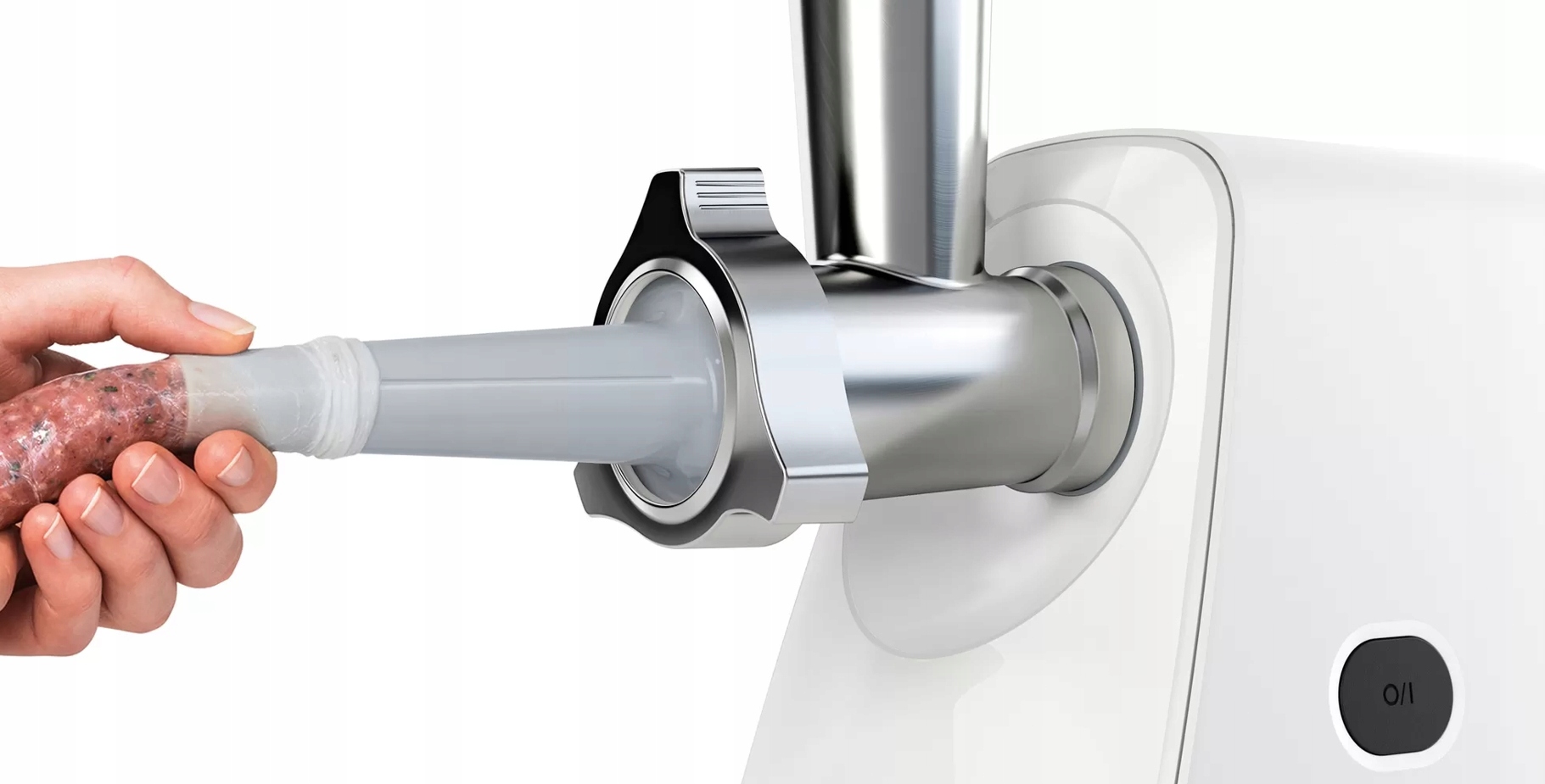 Bosch MFW2517W - pohled na kompletní sadu včetně šatkovače