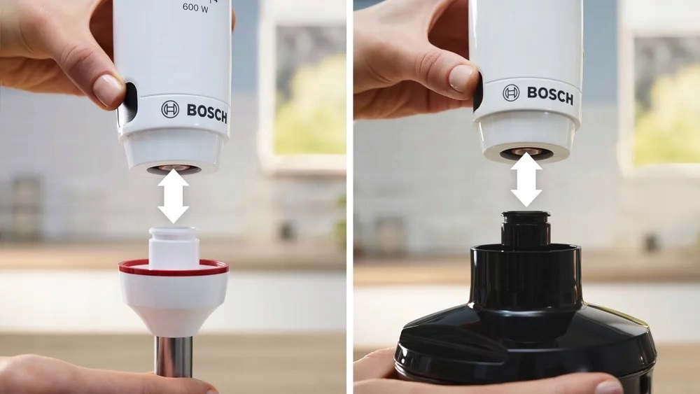 Bílé provedení tyčového mixéru Bosch ErgoMaster MSM4W421 Serie 4