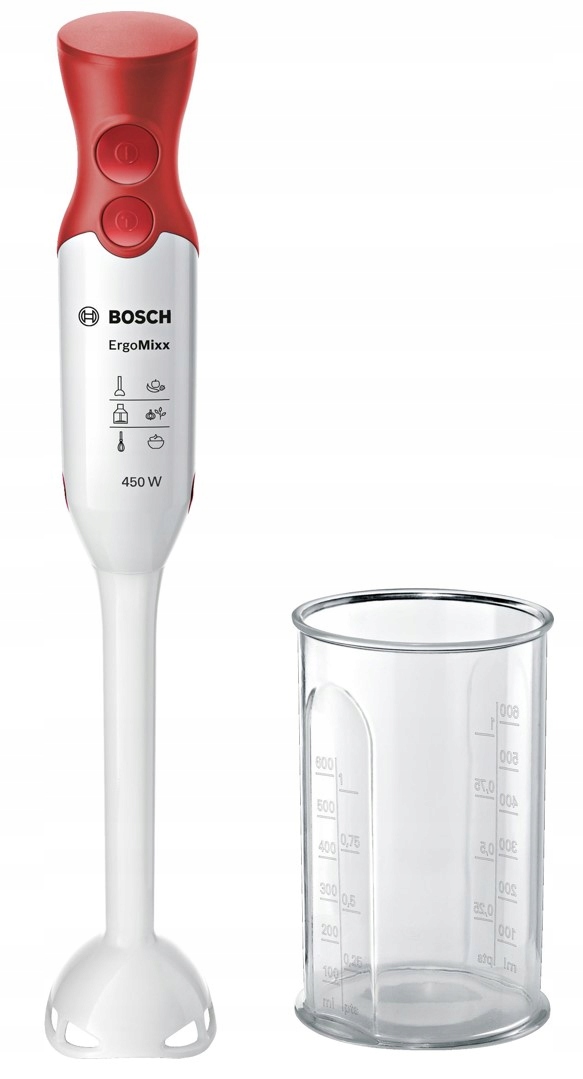 Detailní pohled na tyčový mixér Bosch ErgoMixx MSM 64010
