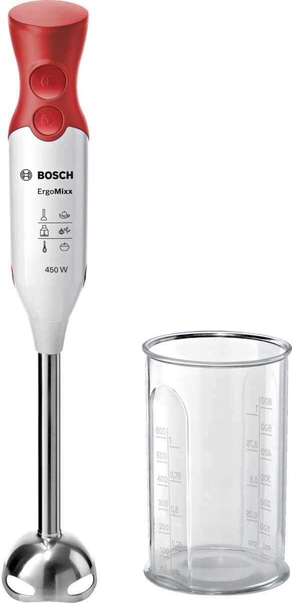 Ergonomická rukojeť SoftTouch mixéru Bosch v detailech