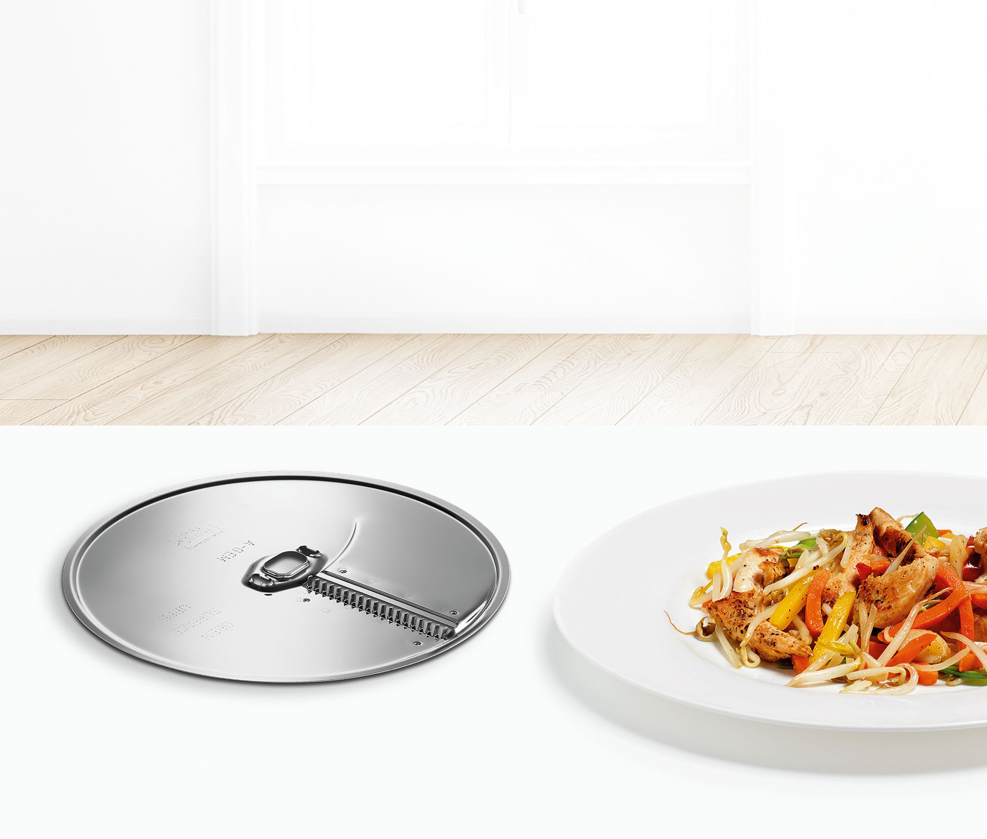 Nerezový krájecí kotouč Bosch MUZ45AG1 pro jemné sloupky julienne