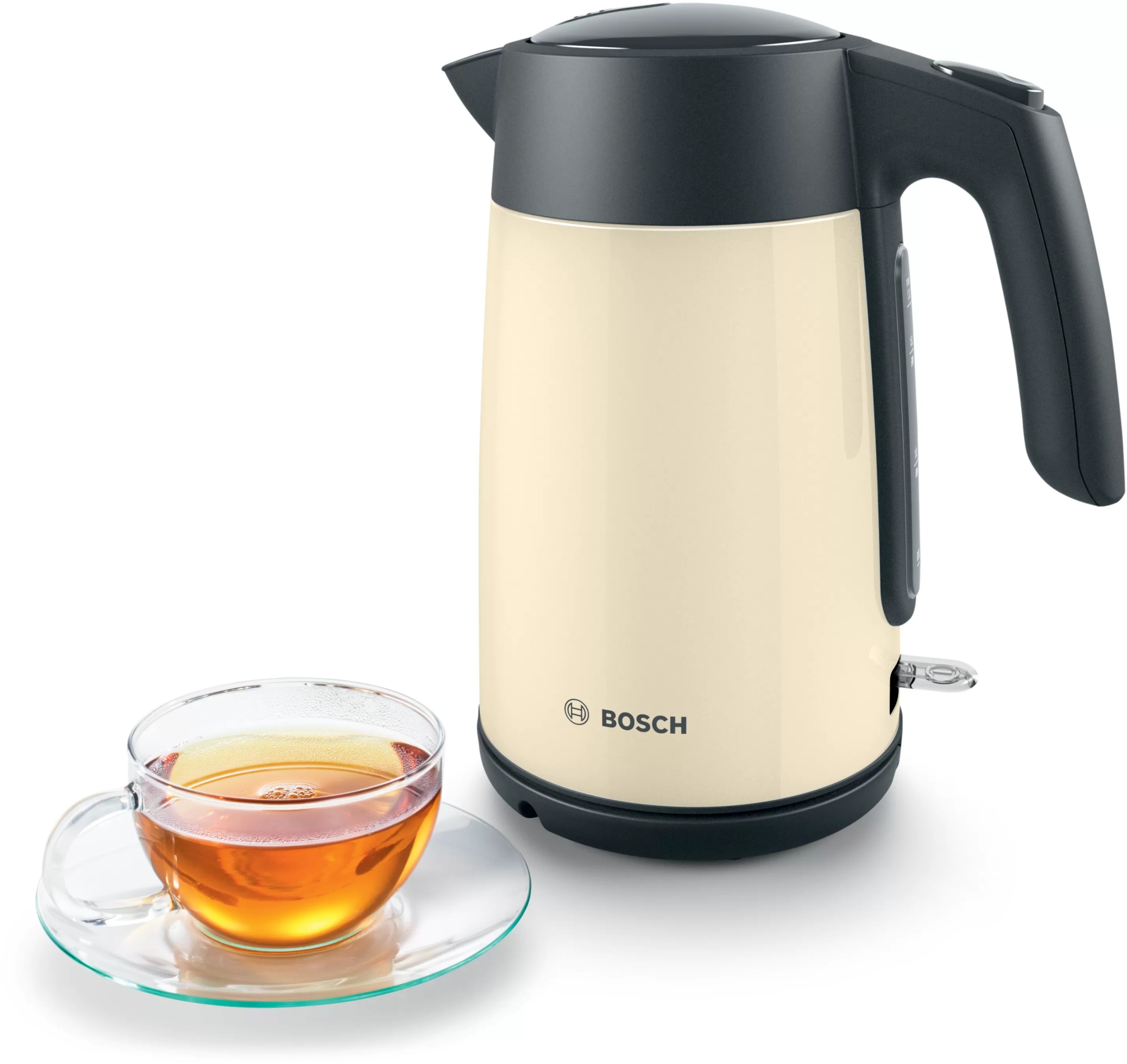 Rychlovarná konvice Bosch TWK7L467 v šampaňském provedení v originálním balení