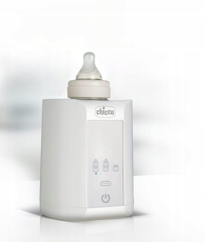 Elektrický ohřívač mléka a lahví Chicco Home v bílé barvě