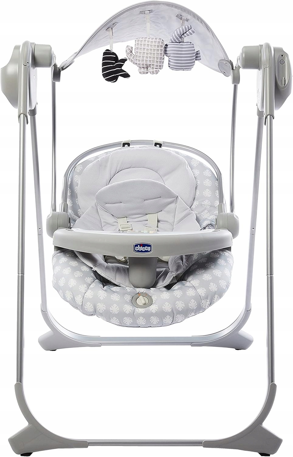 Chicco Polly Swing Up s nastavitelnou stříškou a hračkami