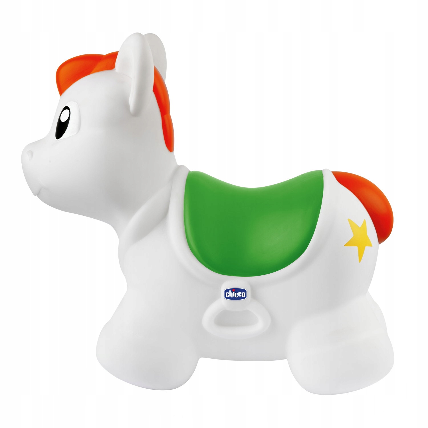 Skoczek Rodeo CHICCO FIT&FUN z pompką 2+ - celkový pohled na skákacího koníka