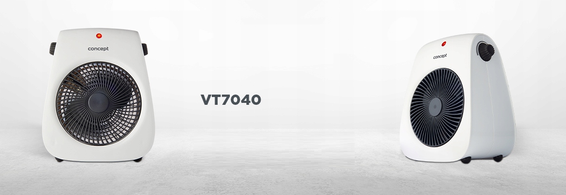 Termoventilátor Concept VT7040 2000W v bílém provedení