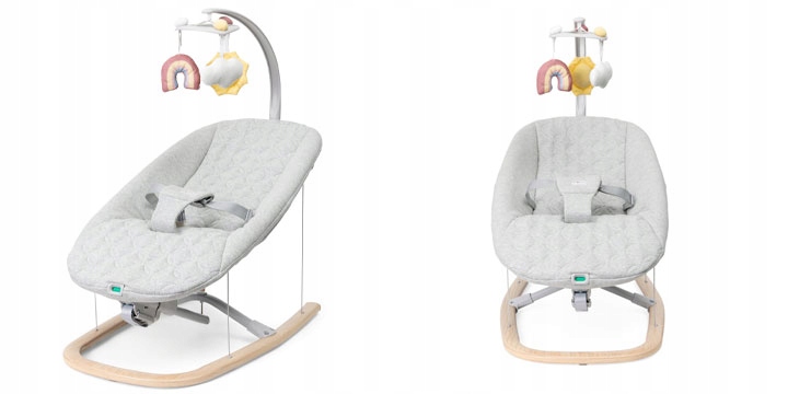 Konstrukce lehátka Chicco Zen Wave s dřevěným dekorem