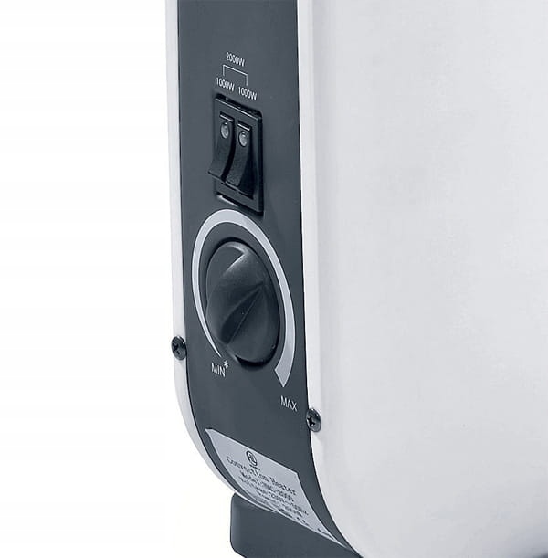 Detail ovládacího panelu a prvků konvektoru Concept KS3018 TURBO
