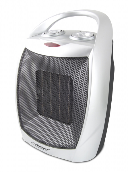 Výkonný keramický termoventilátor Esperanza Atacama EHH006 v šedém provedení