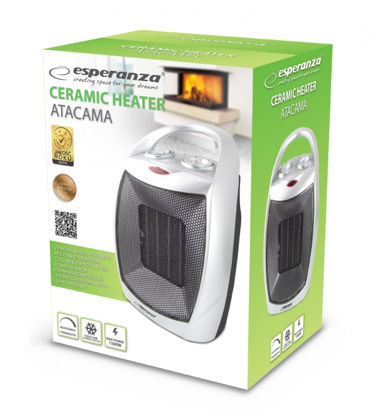 Značkový termoventilátor Esperanza Atacama EHH006