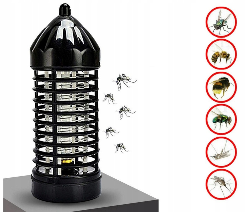 Certifikace a detaily insekticidní lampy Esperanza Terminator EHQ005