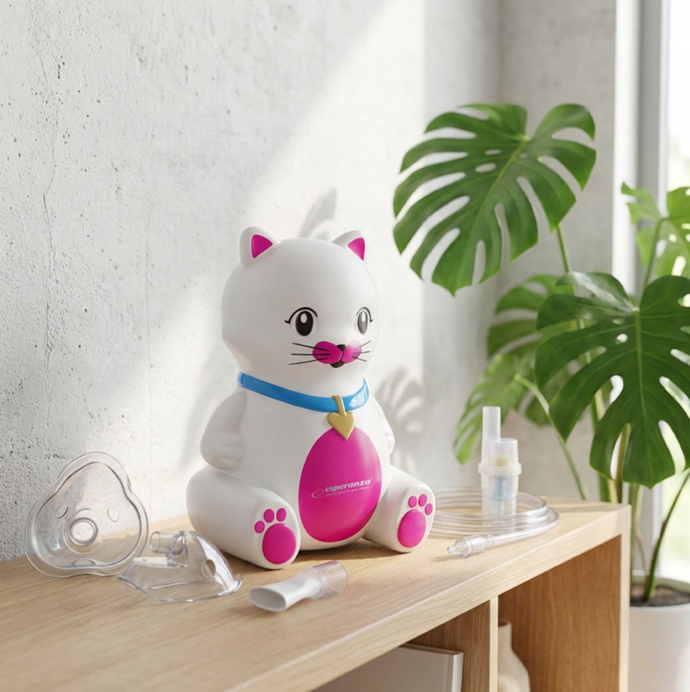 Kompaktní konstrukce inhalátoru Esperanza Kitty ECN003