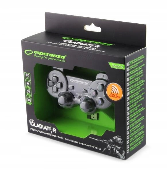 Ergonomický ovladač Esperanza Gladiator s analogovými páčkami