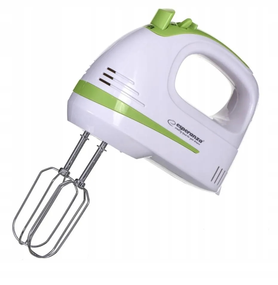 Přední pohled na ergonomické tělo mixéru Esperanza Apple Pie