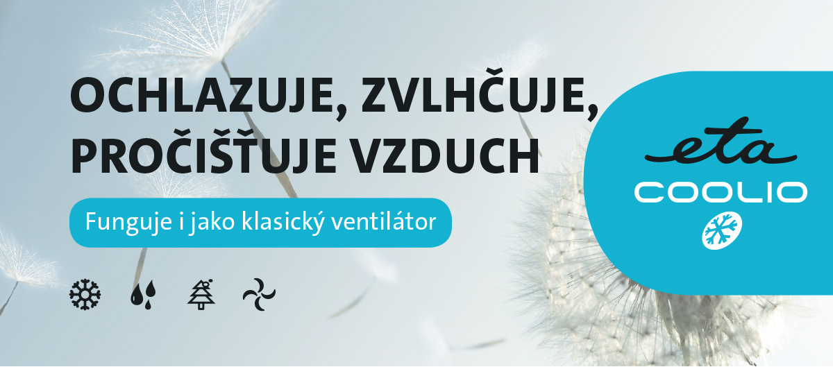 Detailní pohled na ovládací panel ETA Coolio