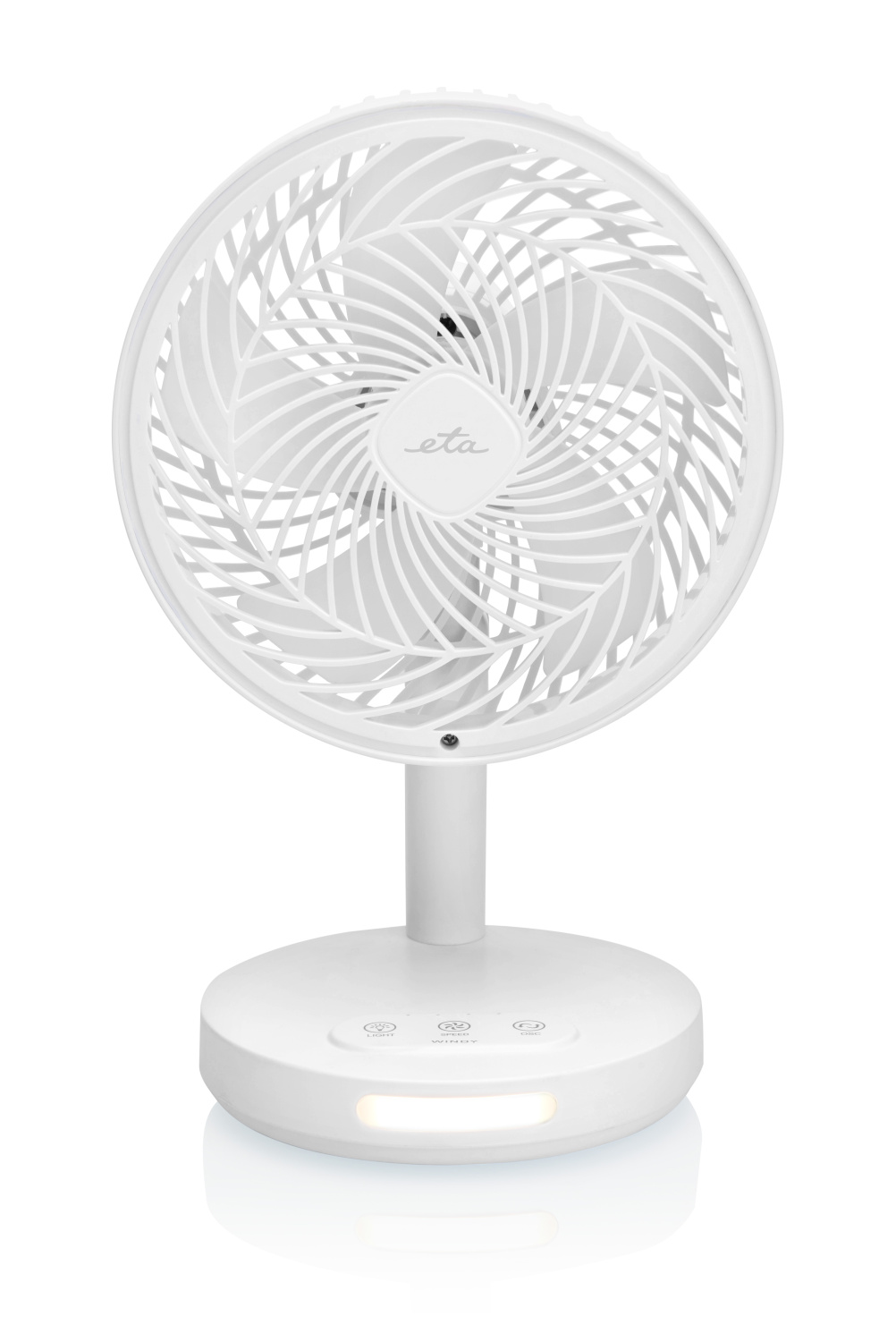 Bezdrátový stolní ventilátor ETA Windy s LED osvětlením