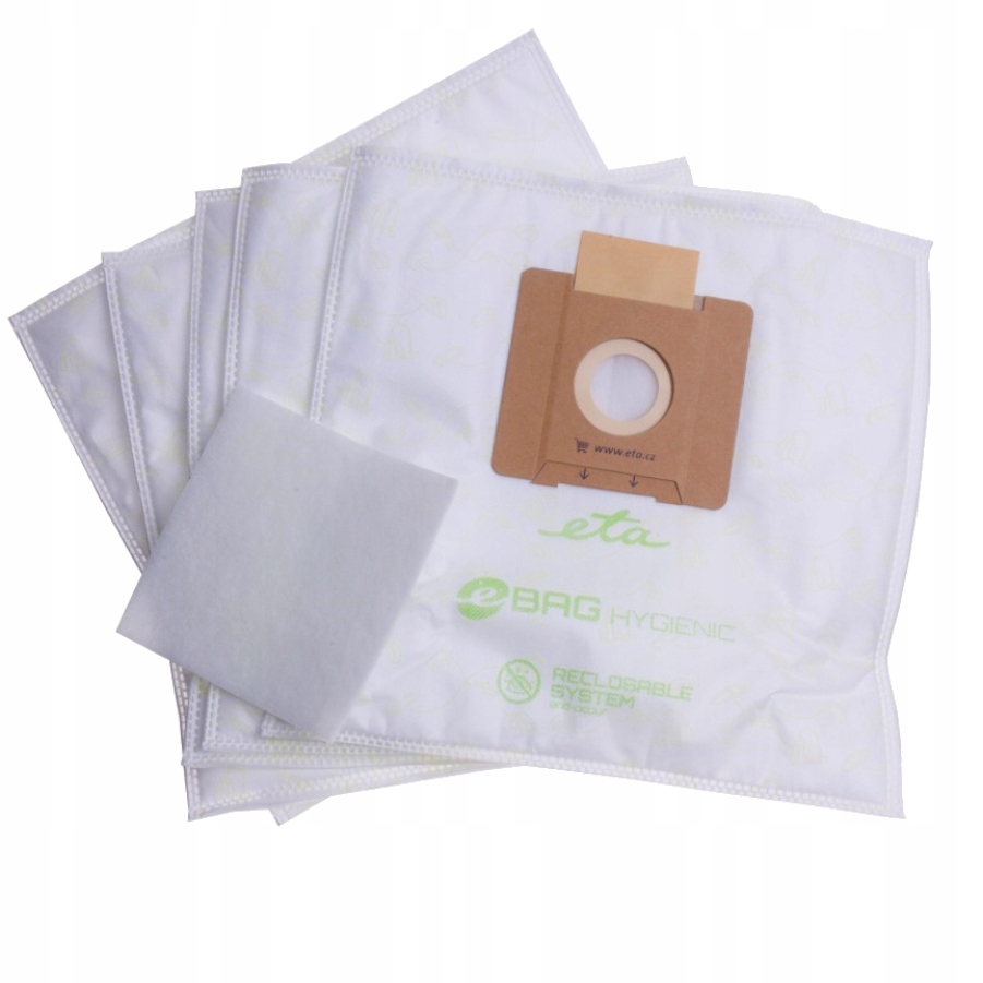 Sáčky do vysavačů ETA Hygienic eBag SafBag UNIVERZÁLNÍ Hyundai Sencor Kód výrobce ETA960068010 – Syntetický sáček do vysavačů ETA Hygienic ETA960068010