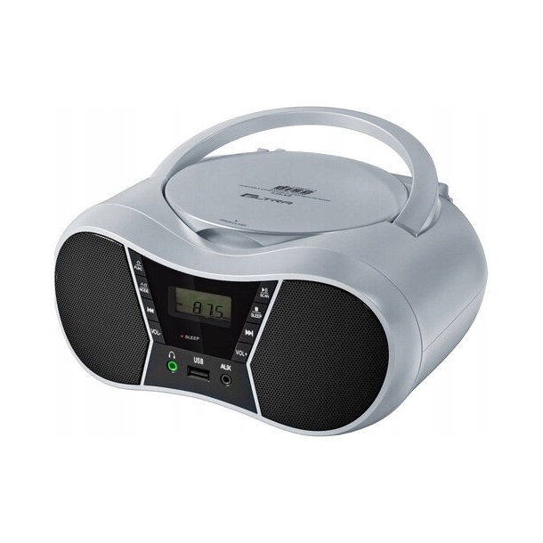 Radiopřijímač Eltra LILA 2 Bluetooth stříbrný boombox CD