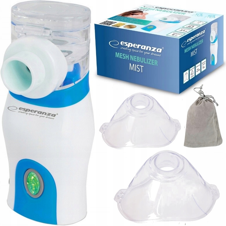Kapesní membránový nebulizátor Esperanza Mist ECN005 v detailu