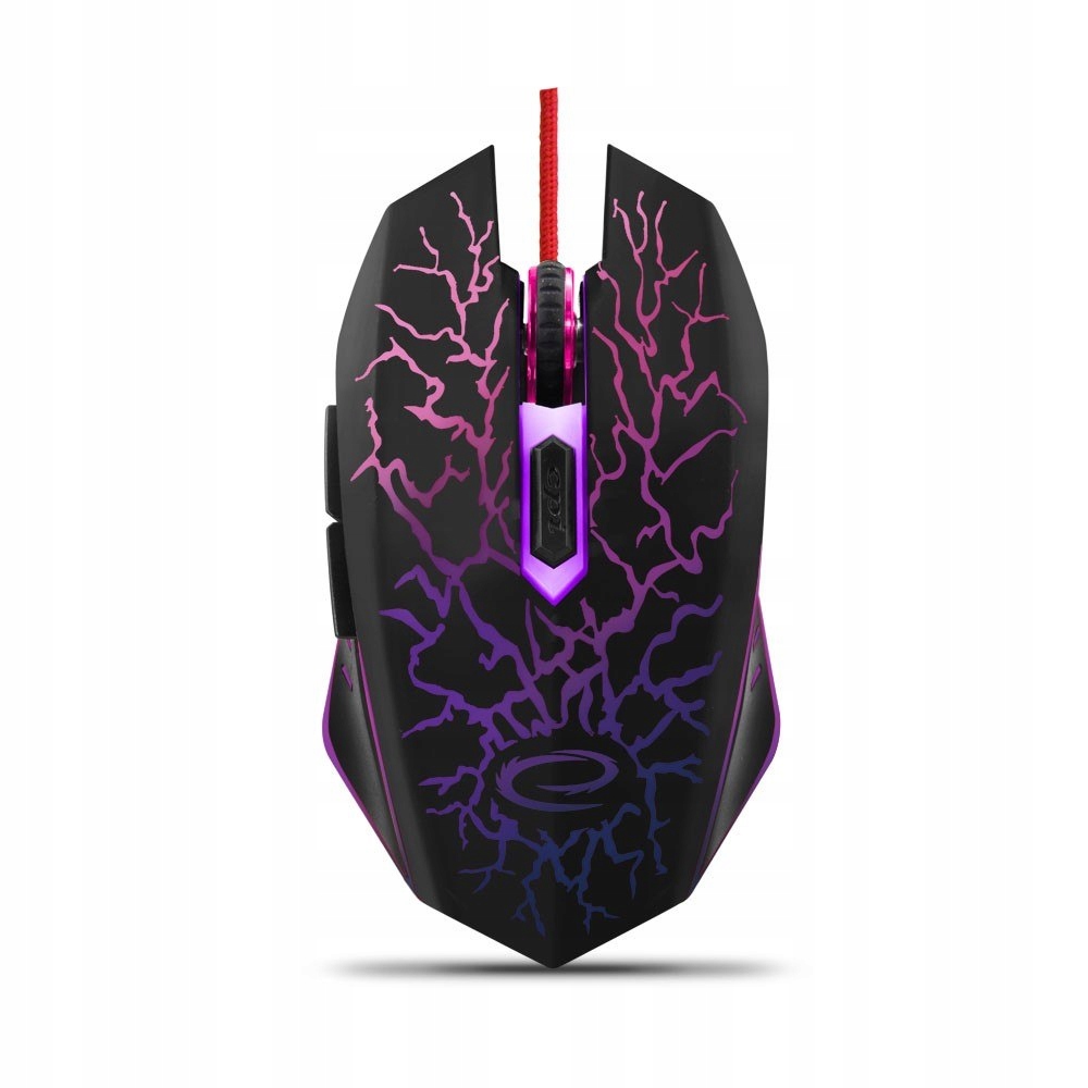 Ergonomický tvar a boční tlačítka myši Esperanza MX211 LIGHTNING