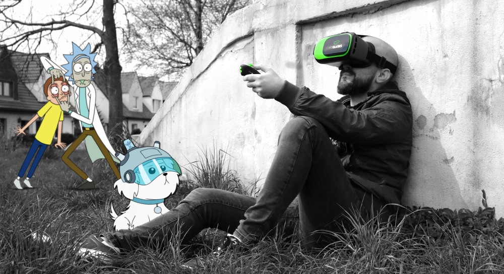 Originální prodejní balení sady VR brýlí Esperanza APOCALYPSE s certifikací CE