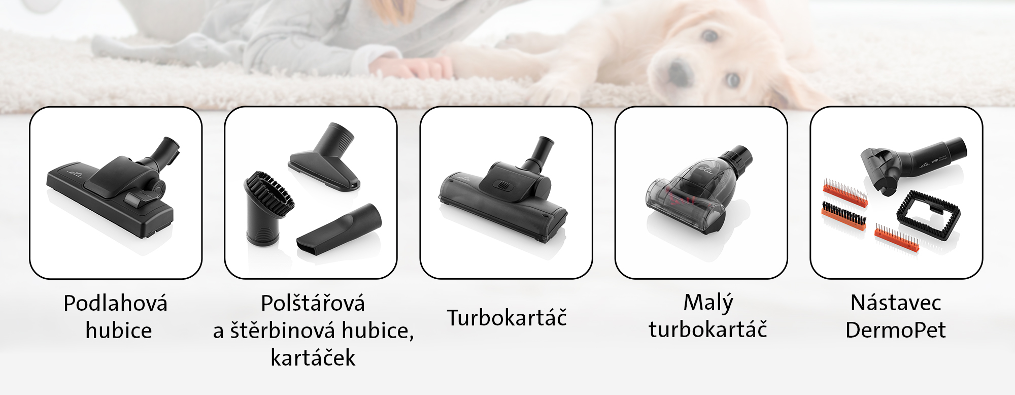 Sáčkový vysavač ETA Grande Animal 2223 90000 - celkový pohled