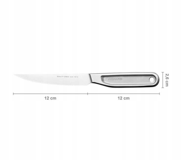 Originální balení nože na rajčata Fiskars All Steel s certifikací kvality
