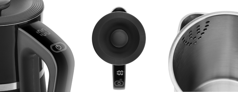 Rychlovarná konvice Hyundai VK309 - celkový pohled na designový spotřebič