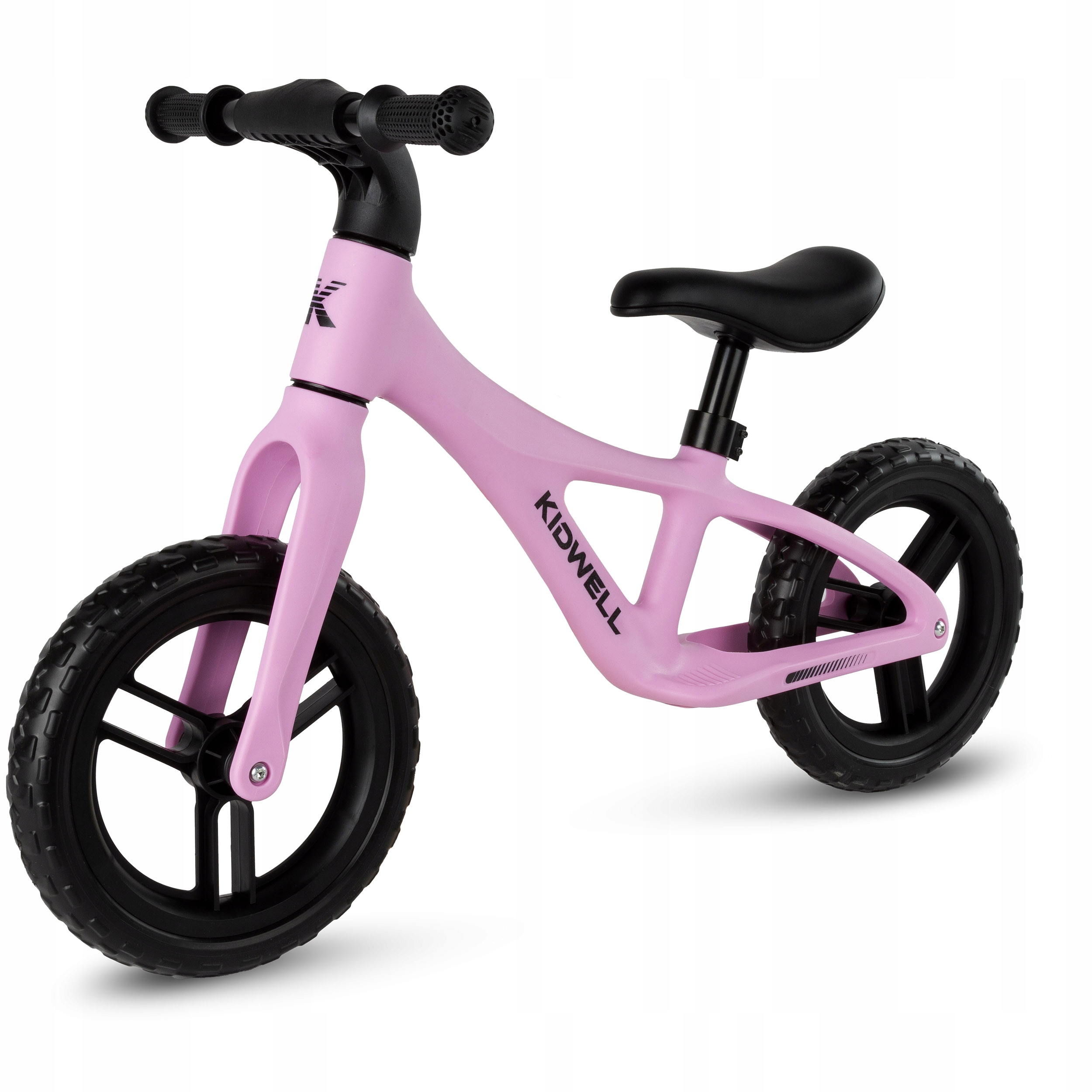 Ultralehké růžové dětské odrážedlo Kidwell Jogo Pink pro výuku jízdy