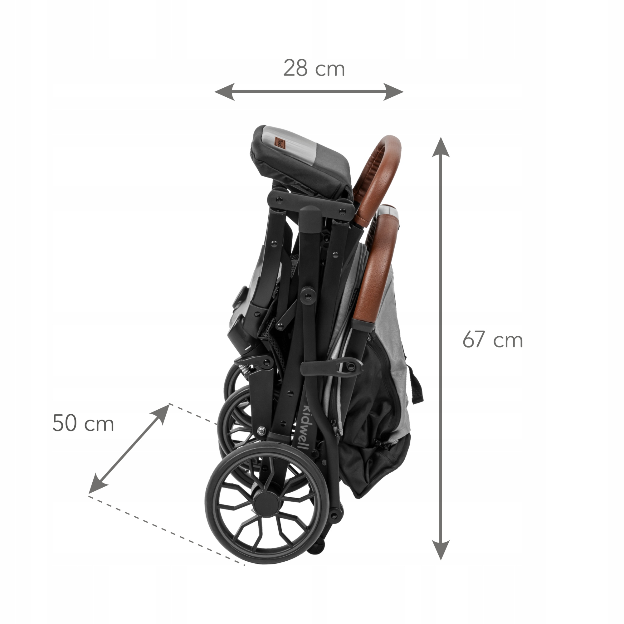 Nízká hmotnost 7,9 kg u kočárku Kidwell Colmer